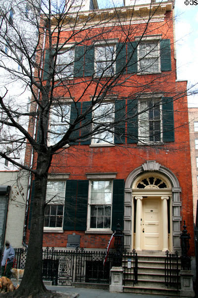 Old Merchant's House [aka Seabury Tredwell] House (1832) (29 E. 4th St.). New York, NY. Style: Greek revival. Architect: Joseph Brewster. On National Register.