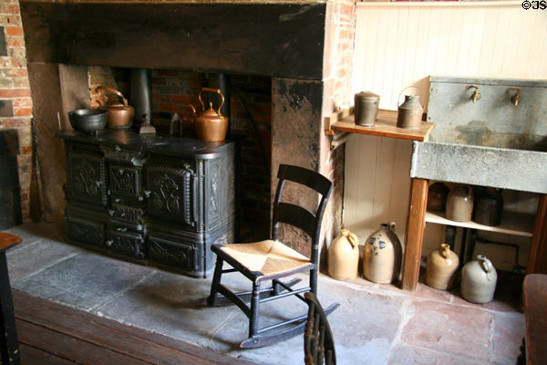 Basement kitchen in Old Merchant's House Museum. New York, NY.