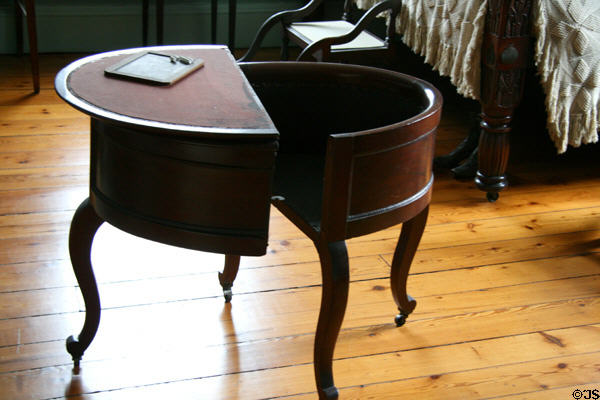 Metamorphic desk [aka Aaron Burr desk] (1854) patented by Stephen Hedges at Morris-Jumel Mansion. New York, NY.