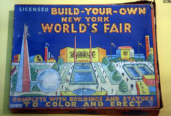 Build your own New York World's Fair toy (1939) by Standard Toycraft Products at Museum of the City of New York. New York, NY.