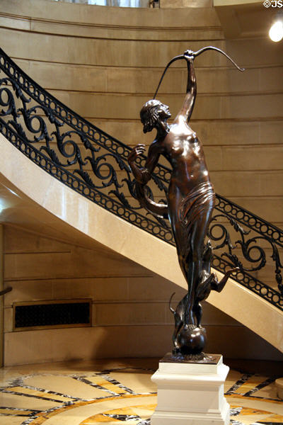 Sculpture in stairwell of National Academy Museum, specializing in traveling exhibits. New York, NY.