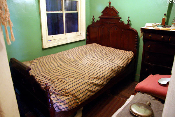 Bedroom of Lithuanian family (Rogarshevsky Apartment 1901) at Tenement Museum. New York, NY.