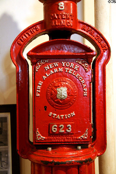 New York Fire Alarm Telegraph Station (c1887) at New York Fire Museum. New York, NY.