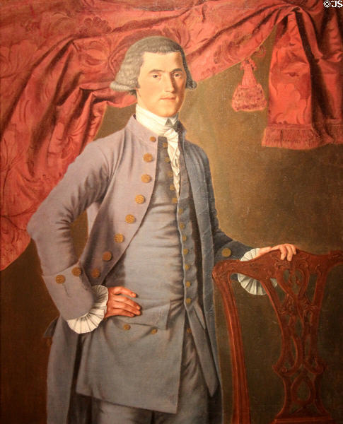 Jeremiah Platt portrait (1767) by John Mare at Metropolitan Museum of Art. New York, NY.