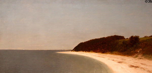 Eaton's Neck, Long Island painting (1872) by John Frederick Kensett at Metropolitan Museum of Art. New York, NY.