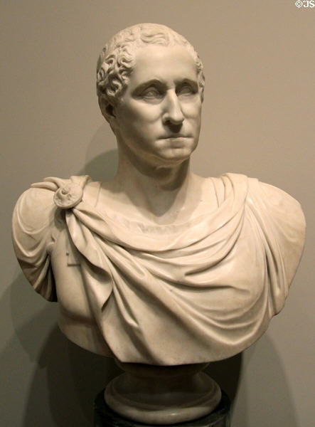George Washington marble bust (1794-5) by Giuseppe Ceracchi at Metropolitan Museum of Art. New York, NY.