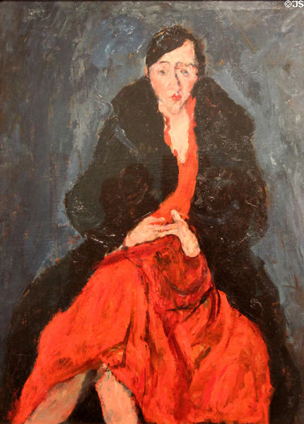 Portrait of Madeleine Castaing (c1929) by Chaim Soutine at Metropolitan Museum of Art. New York, NY.