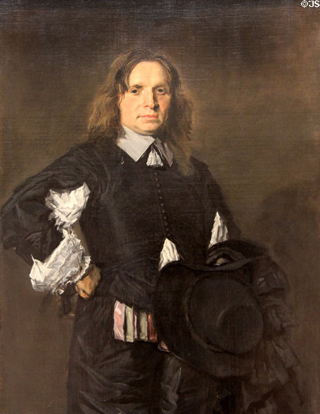 Portrait of a Man (early 1650s) by Frans Hals at Metropolitan Museum of Art. New York, NY.