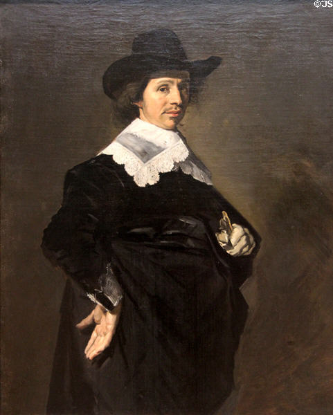 Paulus Verschuur portrait (1643) by Frans Hals at Metropolitan Museum of Art. New York, NY.