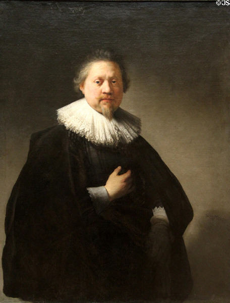 Portrait of a Man, probably a Member of the Van Beresteyn Family (1632) by Rembrandt at Metropolitan Museum of Art. New York, NY.