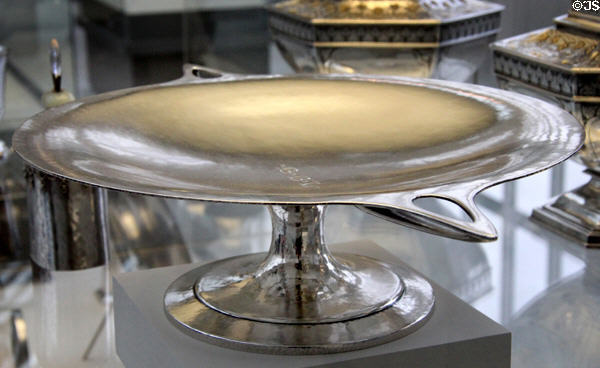 Silver two-handled footed dish (c1910) by Marcus & Co. of New York City at Metropolitan Museum of Art. New York, NY.