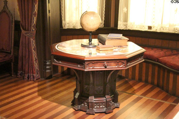 Gothic Revival table (c1860) from New York City at Metropolitan Museum of Art. New York, NY.