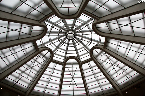 Wright's skylight over atrium at Guggenheim Museum. New York City, NY.
