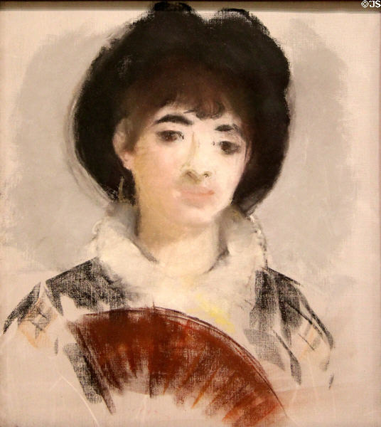 Portrait of Countess Albazzi (1880) by Édouard Manet at Guggenheim Museum. New York City, NY.