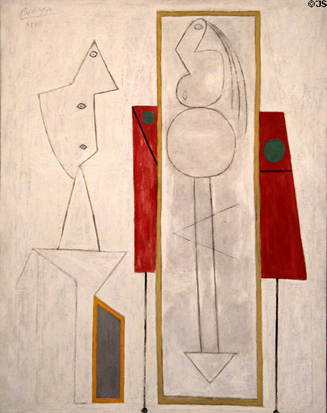 The Studio painting (1928) by Pablo Picasso at Guggenheim Museum. New York City, NY.