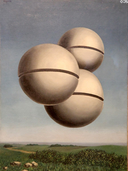 Voice of Space painting (1931) by René Magritte at Guggenheim Museum. New York City, NY.