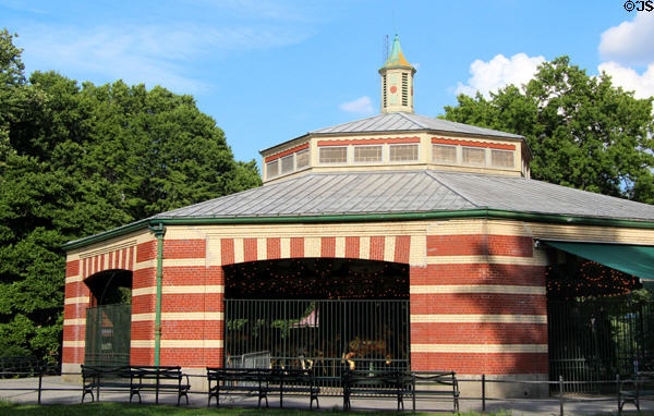 Prospect Park Carousel (1912 ) moved from Coney Island in 1952. Brooklyn, NY.