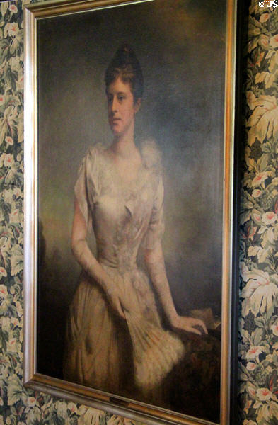 Portrait of Alice Austen at her House Museum. Staten Island, NY.