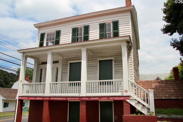 Bennett House (c1839) at Historic Richmond Town. Staten Island, NY.