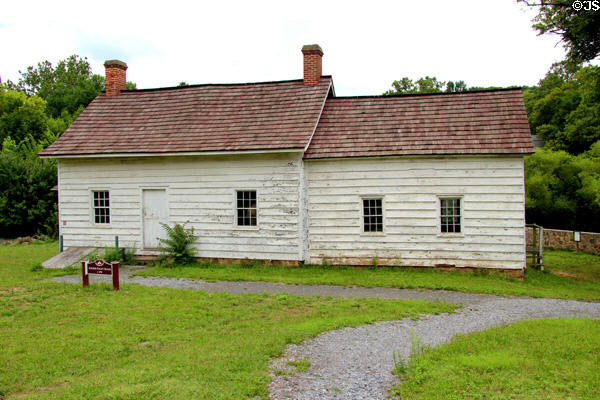 Kruser-Finley House (c1790) at Historic Richmond Town. Staten Island, NY.