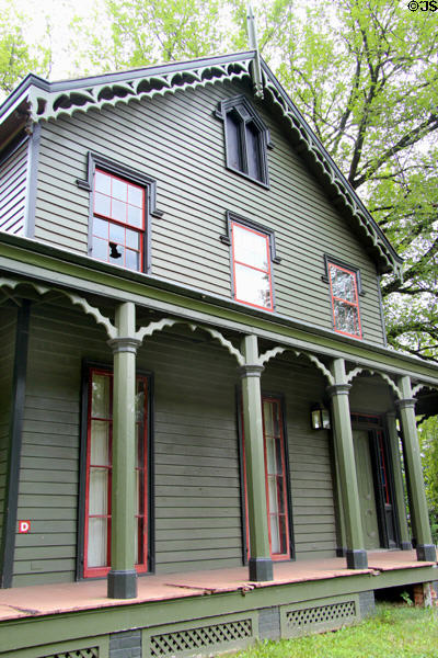 Parsonage (1855) at Historic Richmond Town. Staten Island, NY.
