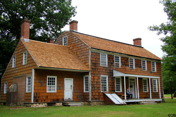 Lawrence House (1774) at Old Bethpage Village. Old Bethpage, NY.