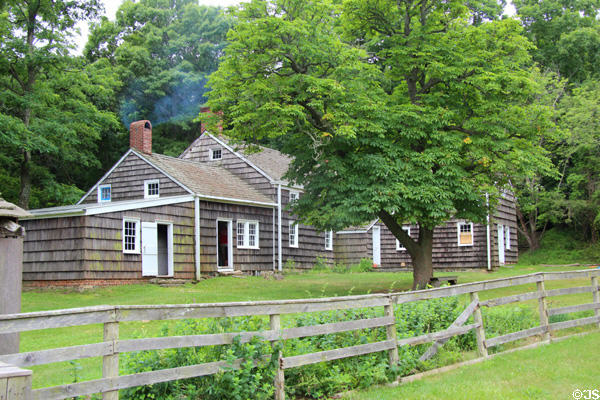 Powell House (1750) at Old Bethpage Village. Old Bethpage, NY.