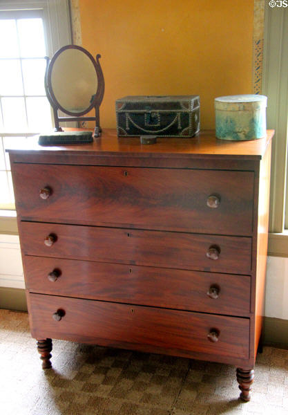 Chest of drawers at Custom House Museum. Sag Harbor, NY.