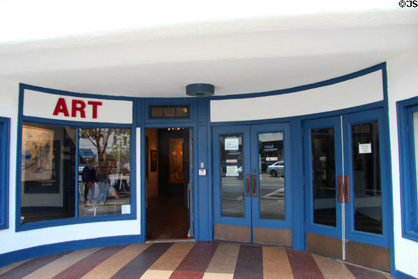Entrance of Sag Harbor Cinema. Sag Harbor, NY.