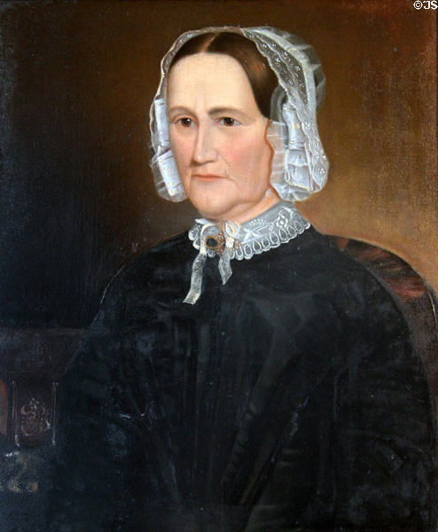 Portrait of Mrs. Nathan Tinker at Sag Harbor Whaling Museum. Sag Harbor, NY.