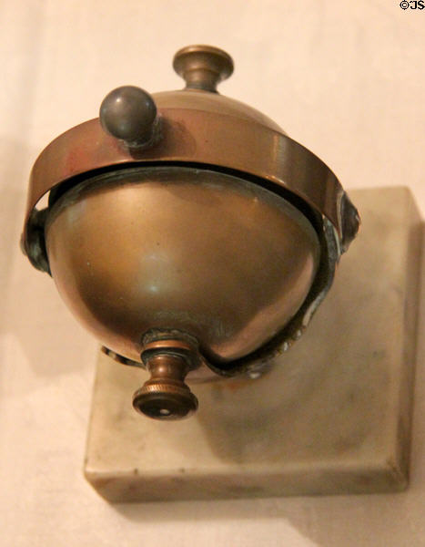 Dining table-top bell for summoning servants at Home Sweet Home Museum. East Hampton, NY.