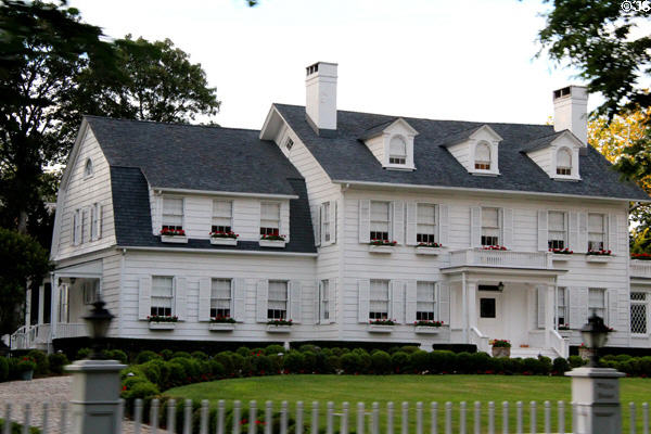 Jeremiah Osborn House (18thC) remodeled in the Colonial Revival style (1906). East Hampton, NY.