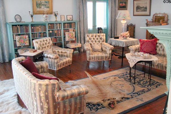 Edith's drawing room at Roosevelt's House Sagamore Hill NHS. Cove Neck, NY.