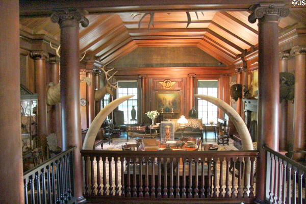 North Room addition (1905) at Roosevelt's House Sagamore Hill NHS. Cove Neck, NY.