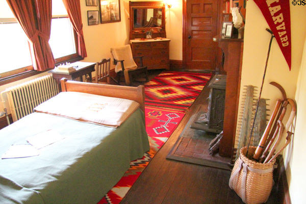 Boy's bedroom at Roosevelt's House Sagamore Hill NHS. Cove Neck, NY.