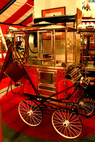 Kingery no. 180 (1896) popcorn & peanut wagon in popcorn museum. Marion, OH.
