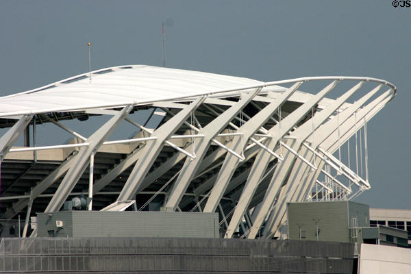 Paul Brown Stadium cantilever arches. Cincinnati, OH.