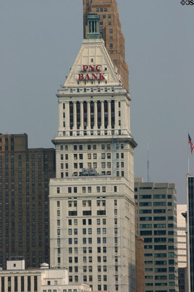Central Trust Tower (now PNC Bank) & taller Carew Tower. Cincinnati, OH.