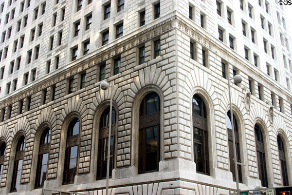 Central Trust Tower facade surface details. Cincinnati, OH.