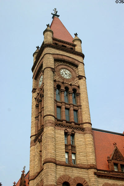 Clock Tower of Cincinnati City Hall. Cincinnati, OH.