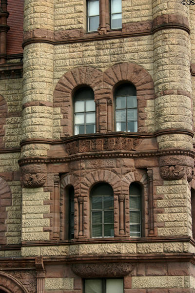 Details of arches of Cincinnati City Hall. Cincinnati, OH.