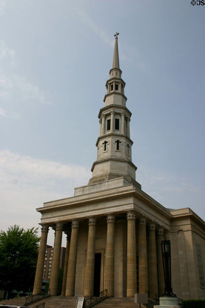 St Peter-In-Chains Cathedral (1845) (325 W. 8th St.). Cincinnati, OH. Style: Greek revival. Architect: Henry Walter. On National Register.