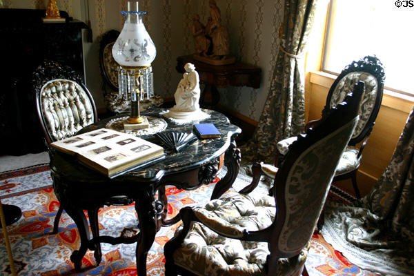 William Howard Taft childhood house parlor. Cincinnati, OH.