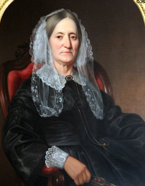 Portrait of Louisa May Torrey Taft (1827-1907) mother of President Taft at Taft House NHS. Cincinnati, OH.
