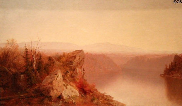 Landscape painting (c1760s-70s) by Jarvis McEntee at Cincinnati Art Museum. Cincinnati, OH.