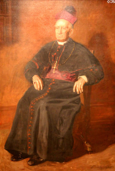 Archbishop William Henry Elder portrait (1903) by Thomas Eakins at Cincinnati Art Museum. Cincinnati, OH.