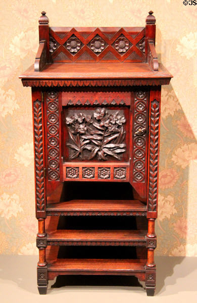 Music cabinet (1875-90) by unknown from Cincinnati, OH at Cincinnati Art Museum. Cincinnati, OH.
