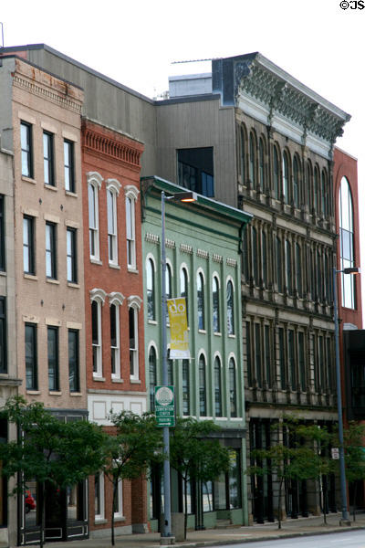 Italianate buildings at Fort Industry Square. Toledo, OH.