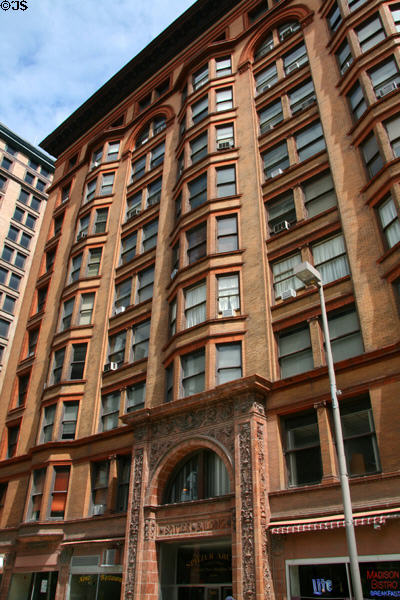 Spitzer Building (1896) (10 floors) (520 Madison Ave.). Toledo, OH. Architect: Bacon & Huber. On National Register.