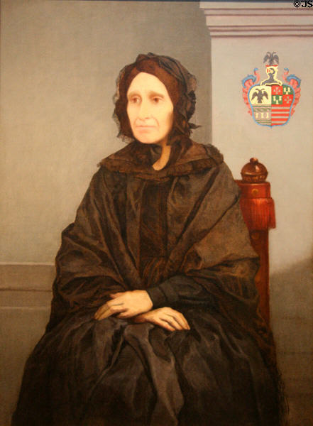 Portrait of Francisca Paim De Terra Brum Da Silveira (1858) by William Morris Hunt at Toledo Museum of Art. Toledo, OH.